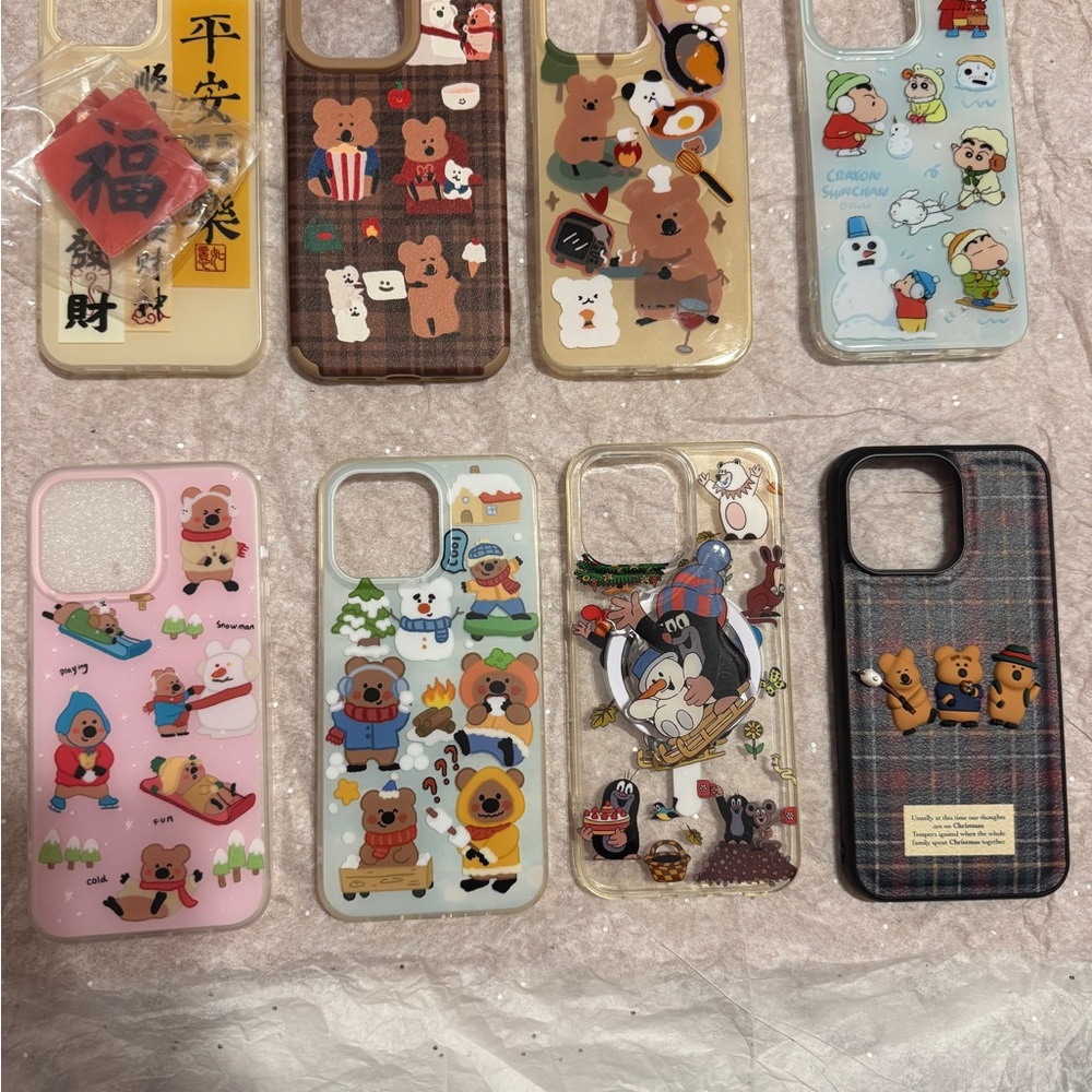iPhone 15 Pro Max Cute Phone Cases  (qty 8)